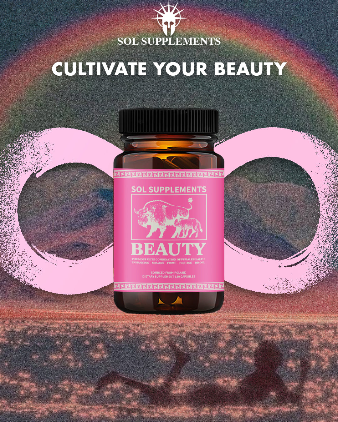BEAUTY & The BEAST: Men's & Women's Hormone Support Bison Organ Complex